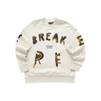 FILA FUSION American Sweatshirt Unisex Gray Wheat