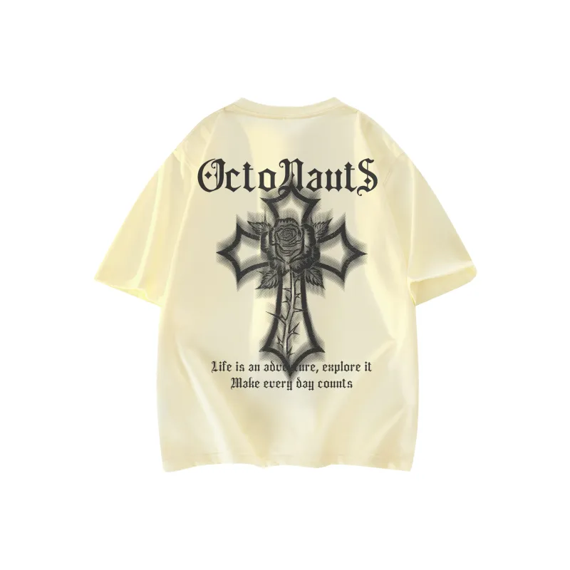 Small Columns Under The Sea T Shirt Unisex White Black-18