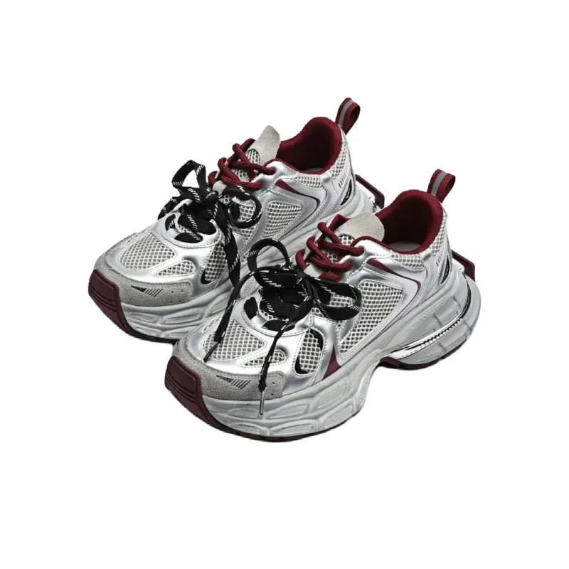 KAAVER OTTO Height Increasing Abrasion Resistant Breathable Chunky Sneakers Women's-9