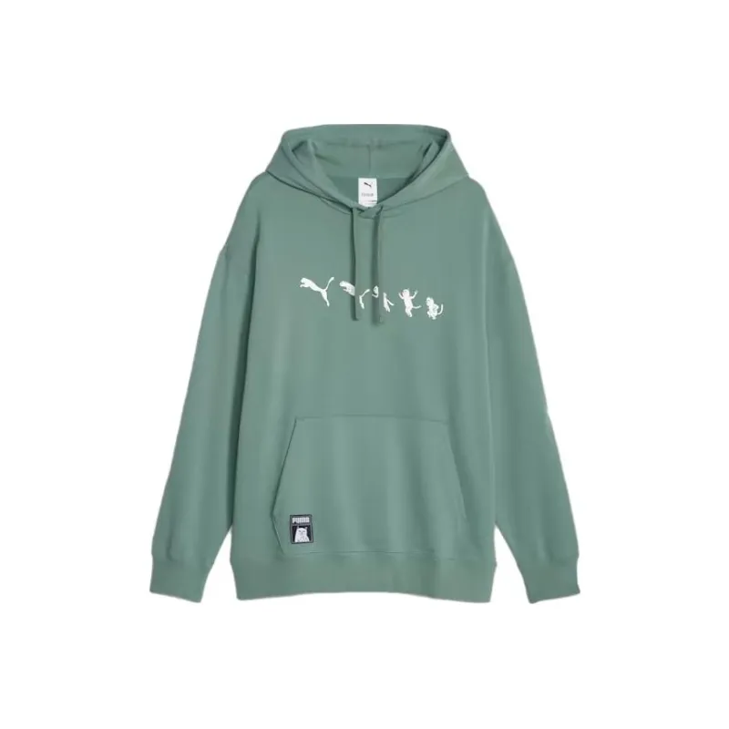 PUMA X RIPNDIP Co-branded Series Sweatshirts Men Eucalyptus-0