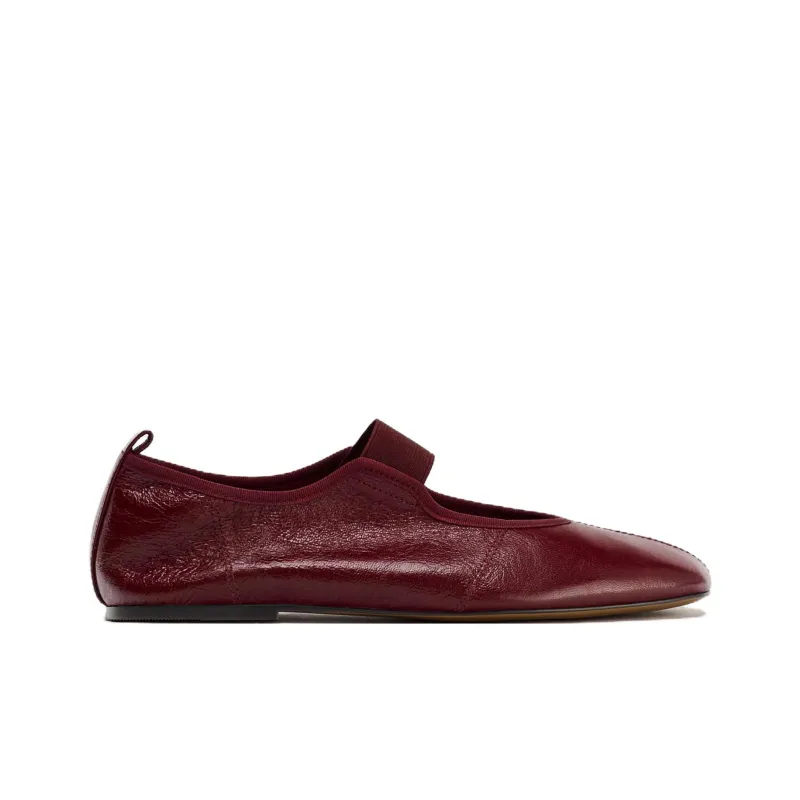ZARA Casual Single Shoes 0.5cm Women's Red-1