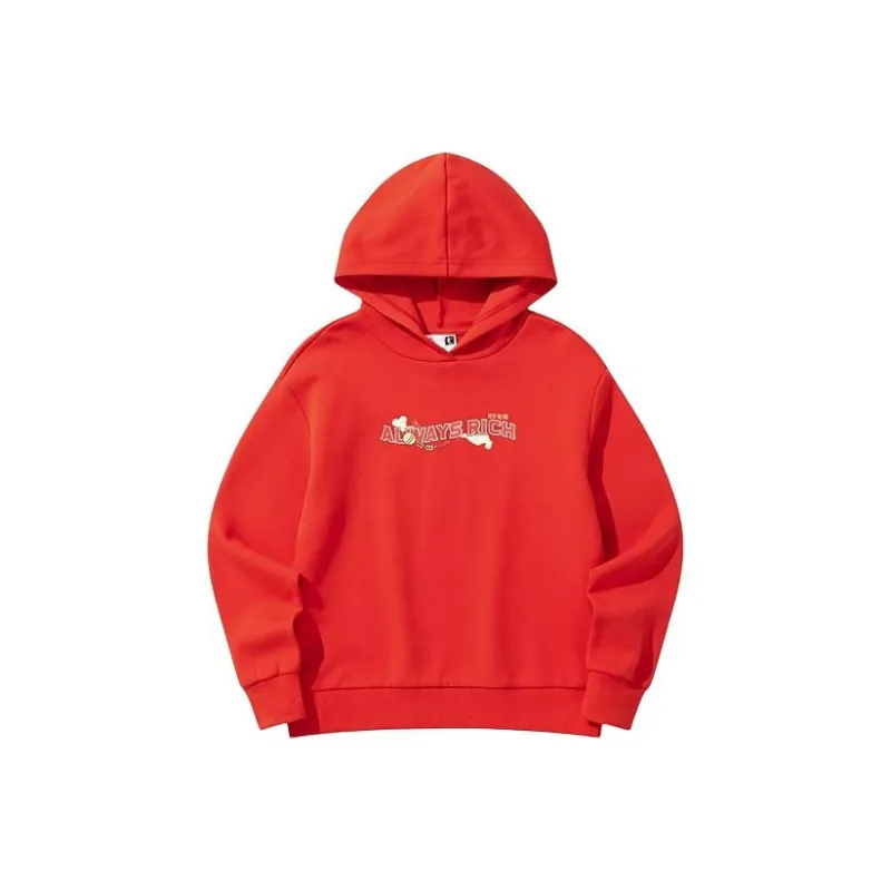 QIAODAN Sweatshirt Unisex .Imgur.com Aurora Red-0