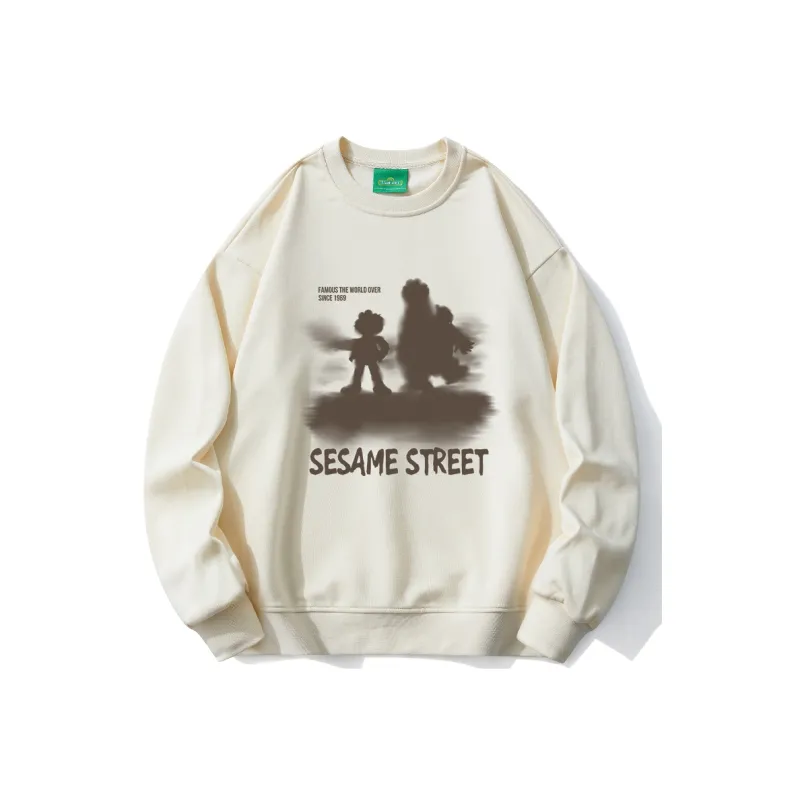 SESAME STREET Sweatshirt Thickened Unisex-4