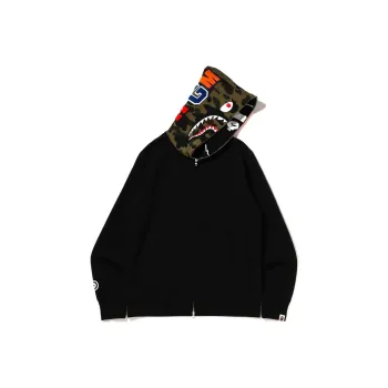 A BATHING APE Crazy Face Full Zip Hoodie