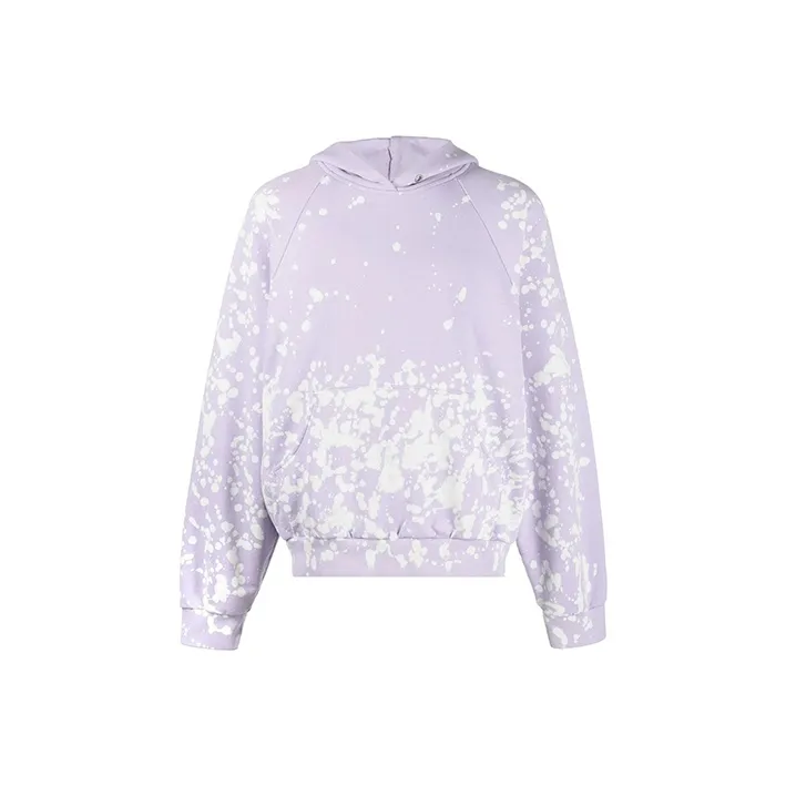 Liberal Youth Ministry Bleach splash Cotton Hoodie-12