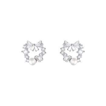 Good Quality S925 Silver Stud Earrings Women's