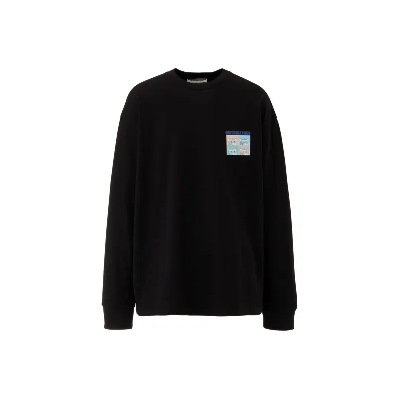 Onitsuka Tiger LS TEE T Shirt Unisex Black-0