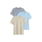 3 Pack (Haze Blue+Blue+Beige)