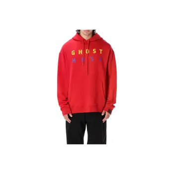 RAF SIMONS Ghost Printed Drawstring Hoodie