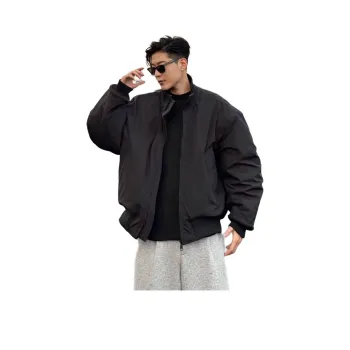 XIDELONG Jackets Coats Unisex Black