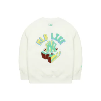 MLB Like Series Sweatshirts Unisex Cream