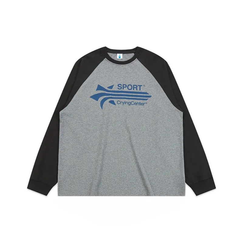 Crying Center Long Sleeved T Shirt Unisex-0