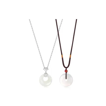 GUDS GAVE Chalcedony Necklaces Unisex