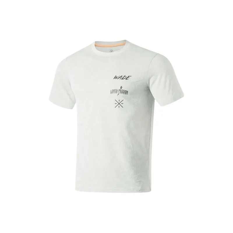 LINING T Shirts Men Waterdrop Gray-0