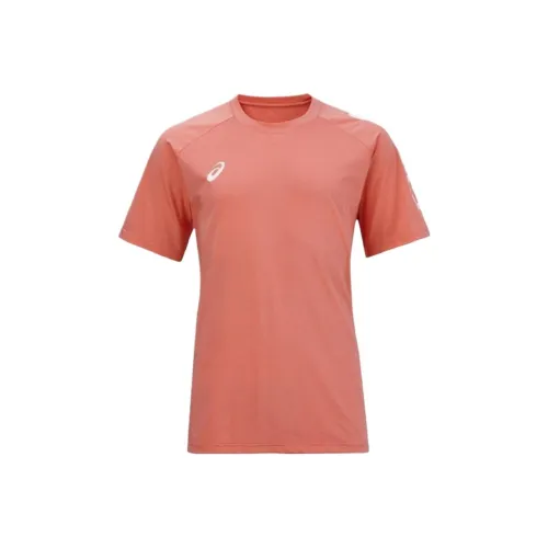 Asics T-Shirt Unisex Pink Orange