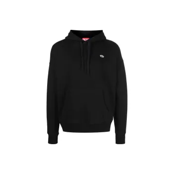 DIESEL Logo patch Cotton Hoodie