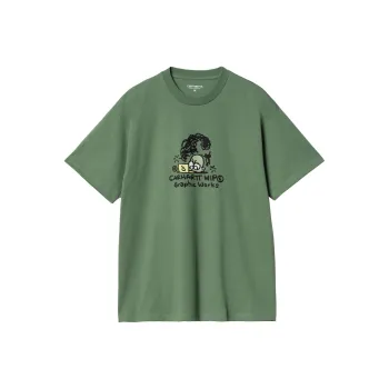 Carhartt WIP FW24 S/S Graphic Works T Shirt T Shirt Unisex Duck Green