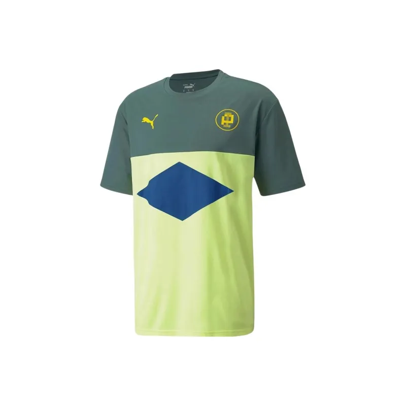 PUMA TeamligaStudio Yogini Lite T Shirt Men Green-0