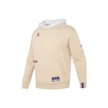 PUMA TEAM BADGE Early Spring Series Sweatshirts Men Khaki