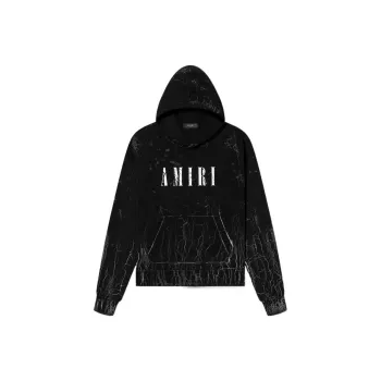AMIRI Cracked Dye Core Logo Hoodie
