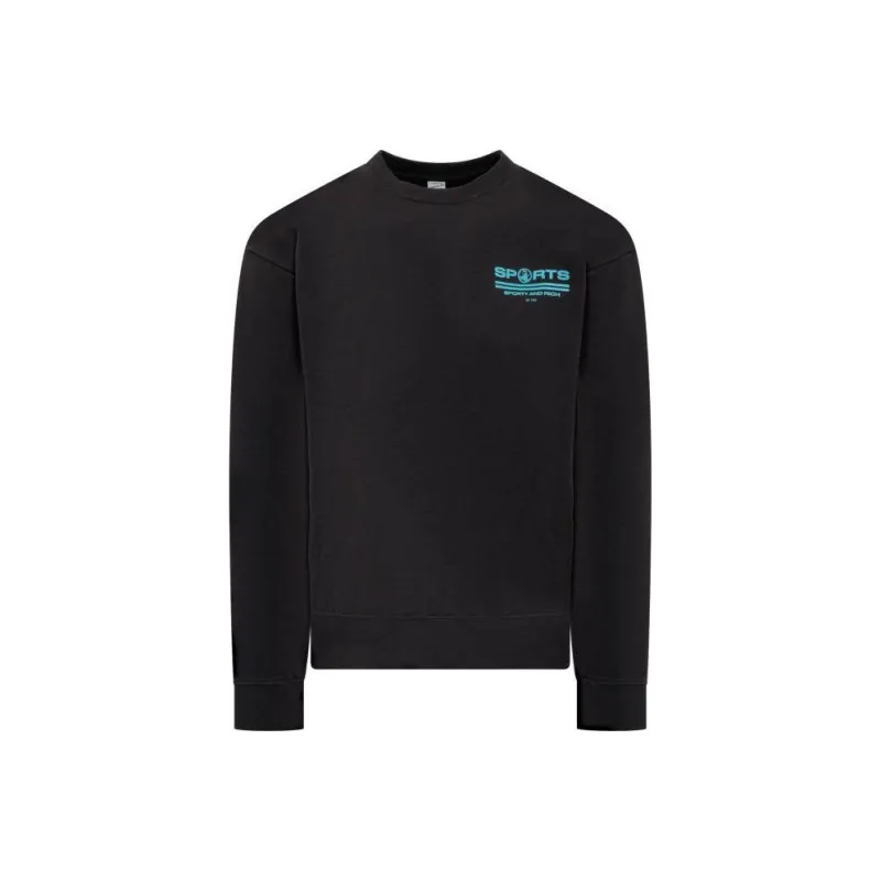 SPORTY & RICH Logo print Long sleeve Sweatshirt-0
