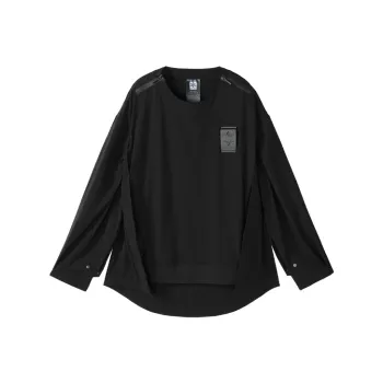NORVINCY Solid Color Versatile Hoodless Casual Sweatshirt Unisex