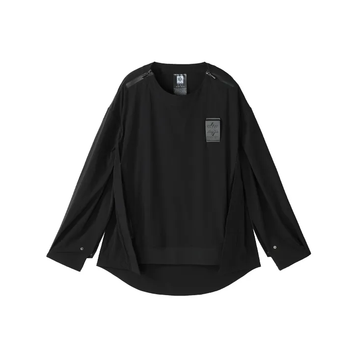 NORVINCY Solid Color Versatile Hoodless Casual Sweatshirt Unisex-0
