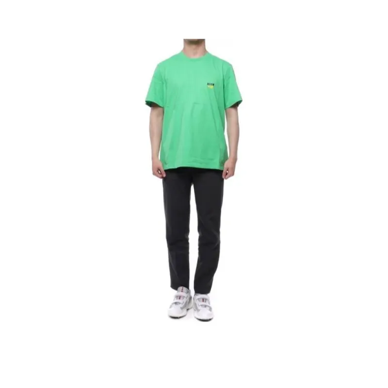 MSGM T Shirts Men Green-0