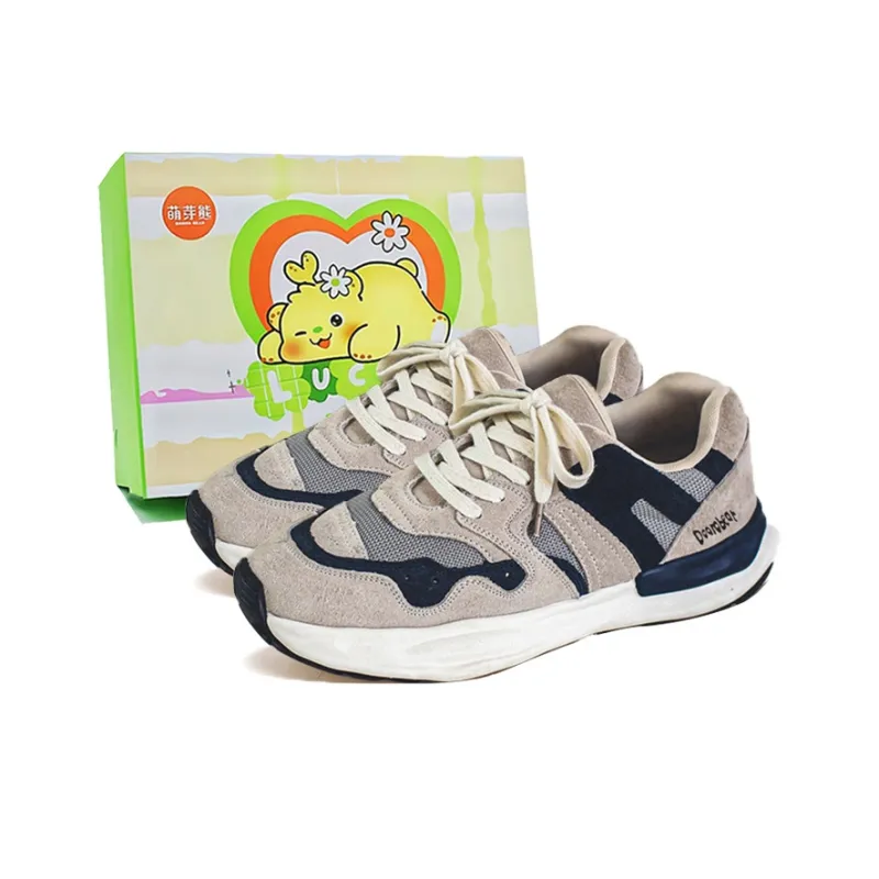 Budding Bear Slip Resistant, Abrasion Resistant, Lightweight, Height Increasing Low Top Casual Shoes Men's Box-5