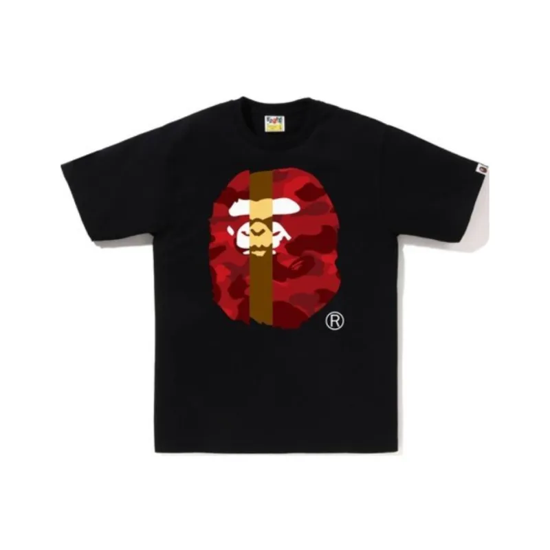 A BATHING APE Color Camo Transform Big Ape Head Tee-5