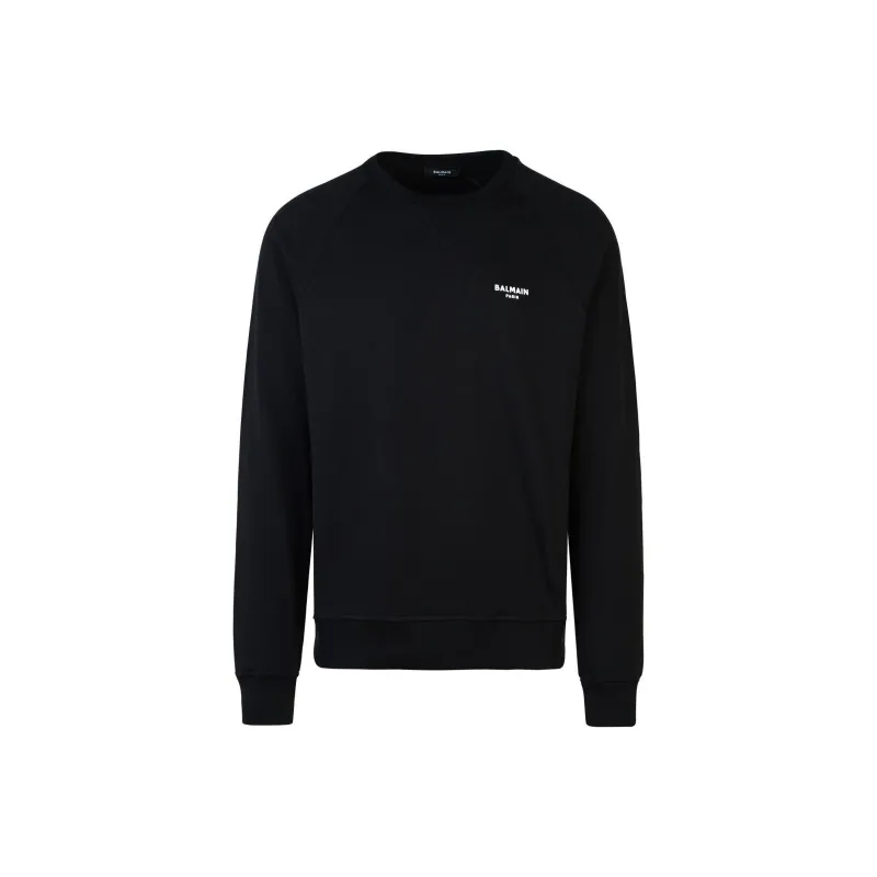 BALMAIN Logo Detailed Crewneck Sweatshirt-0