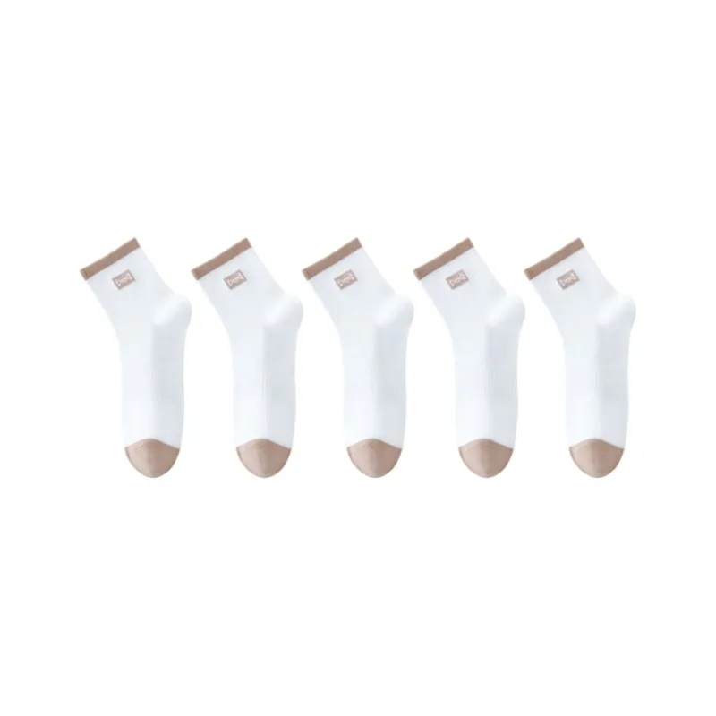 MIIOW Trend Party Series Mid Calf Socks Unisex 5 Pack-15