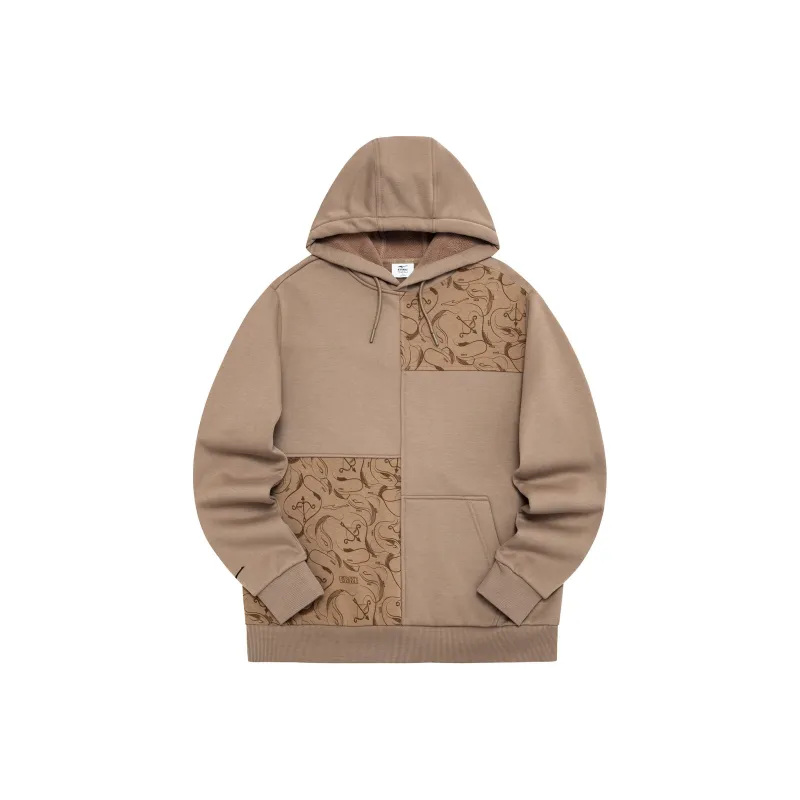 Erke Sweatshirts Men Latte Brown-0