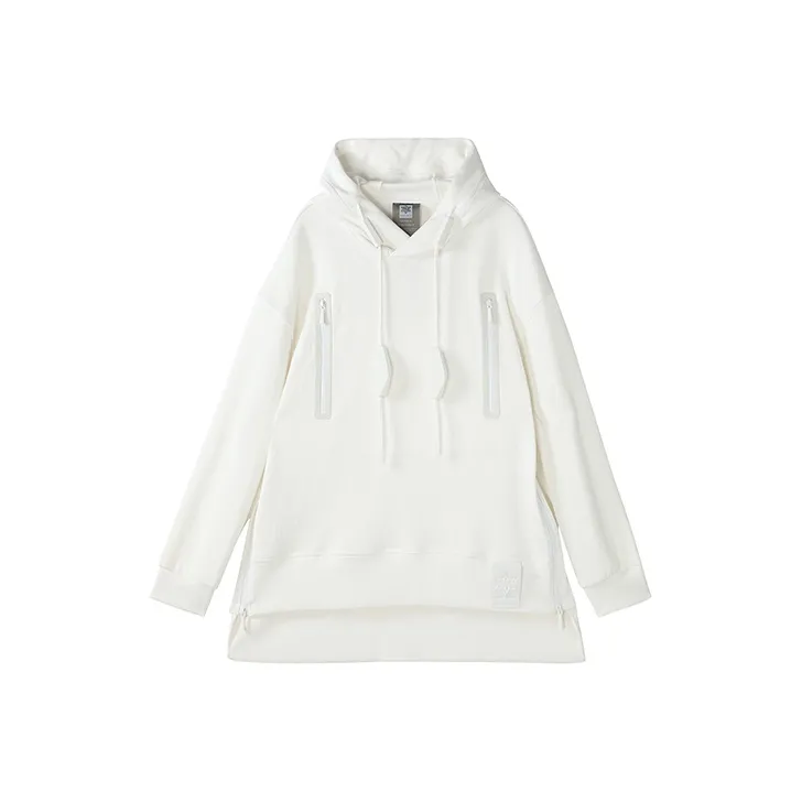 NORVINCY Deconstructed Style Split Hem Tail Casual Sweatshirt Unisex-6