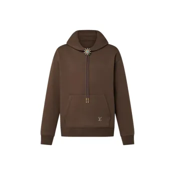 LOUIS VUITTON Embellished Cotton Hoodie