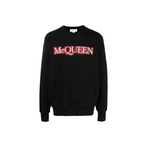 Alexander McQueen Logo Printed Crewneck Sweatshirt