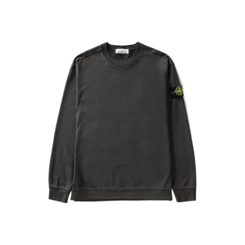 STONE ISLAND Sweatshirts Men Charcoal-0