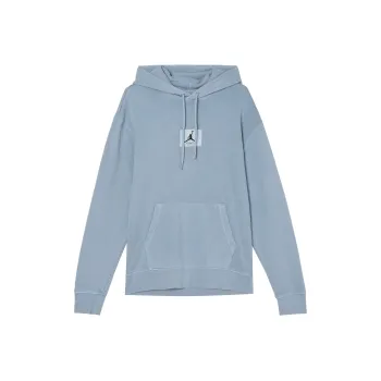 Jordan Essentials Men's Drawstring Hooded Sweatshirt 'Blue/Gray'