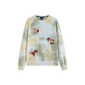ONIARAI Sweatshirts Men Tie Dye Color