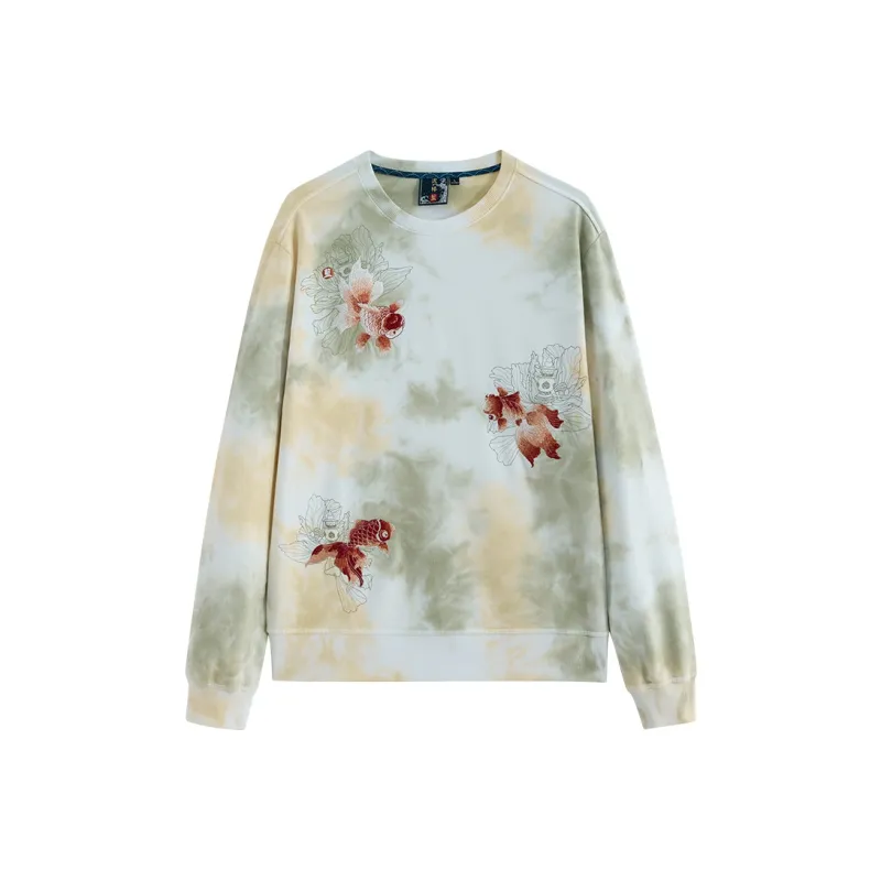ONIARAI Sweatshirts Men Tie Dye Color-0