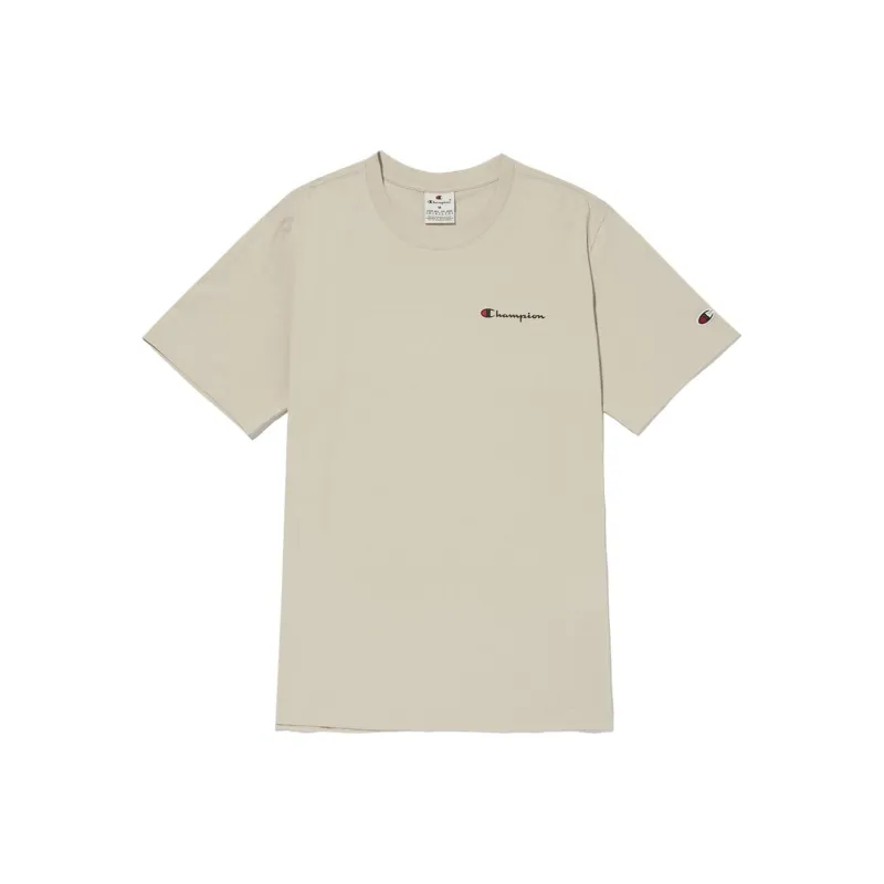 Champion T Shirts Unisex Beige-0
