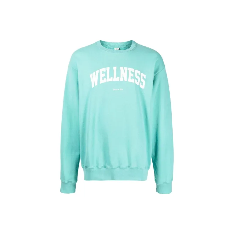 SPORTY & RICH Wellness Printed Crewneck Sweatshirt-0