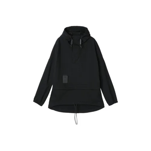 NORVINCY Outerwear Trendy Half Open Collar Hoodie Unisex