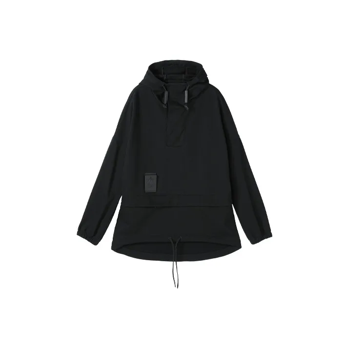 NORVINCY Outerwear Trendy Half Open Collar Hoodie Unisex-0
