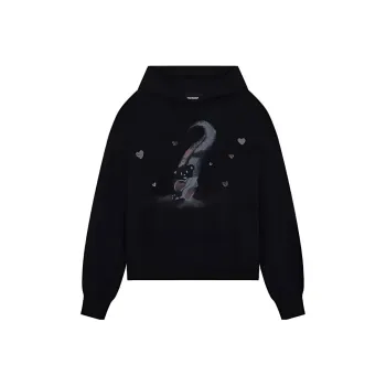 WE11DONE Logo print Long sleeve Hoodie