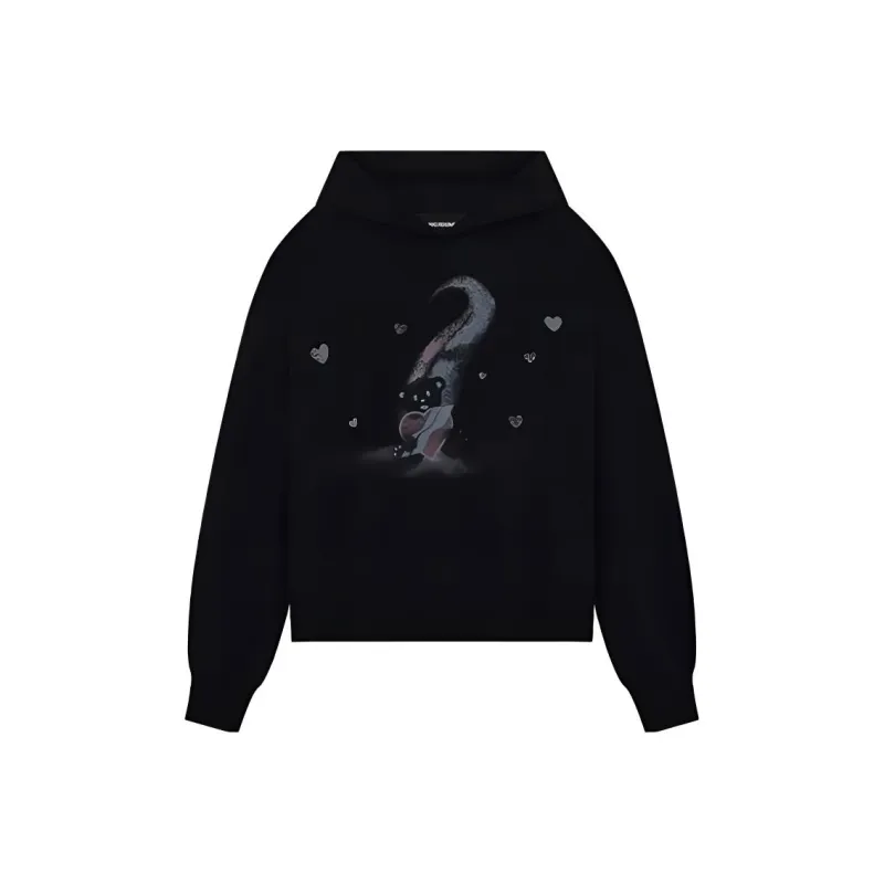 WE11DONE Logo-print Long-sleeve Hoodie-0
