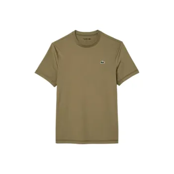 LACOSTE T Shirt Men's Khaki Green