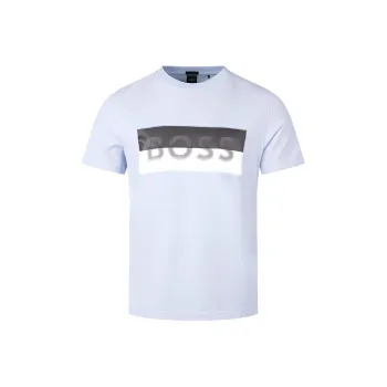 HUGO BOSS Logo print Crew neck T shirt