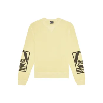 DIESEL Sweatshirts Men Yellow
