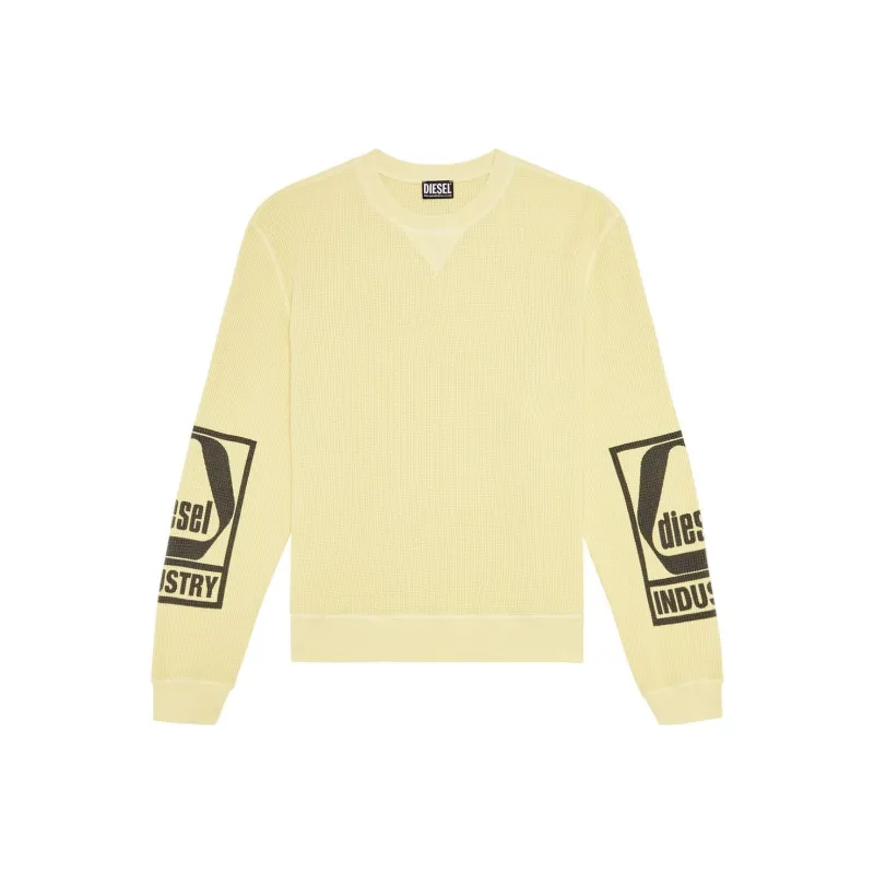 DIESEL Sweatshirts Men Yellow-0